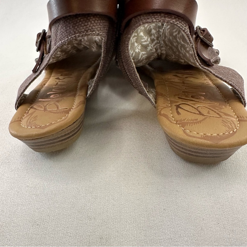 Blowfish Malibu Brisa 2 Wedge Sandal Brown 9 - Picture 9 of 11